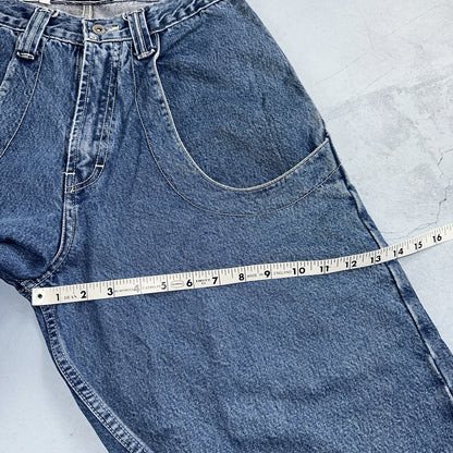 JNCO Jeans Y2K Vintage Endangered Species Collection Rhino Size 30 Grunge 28x25