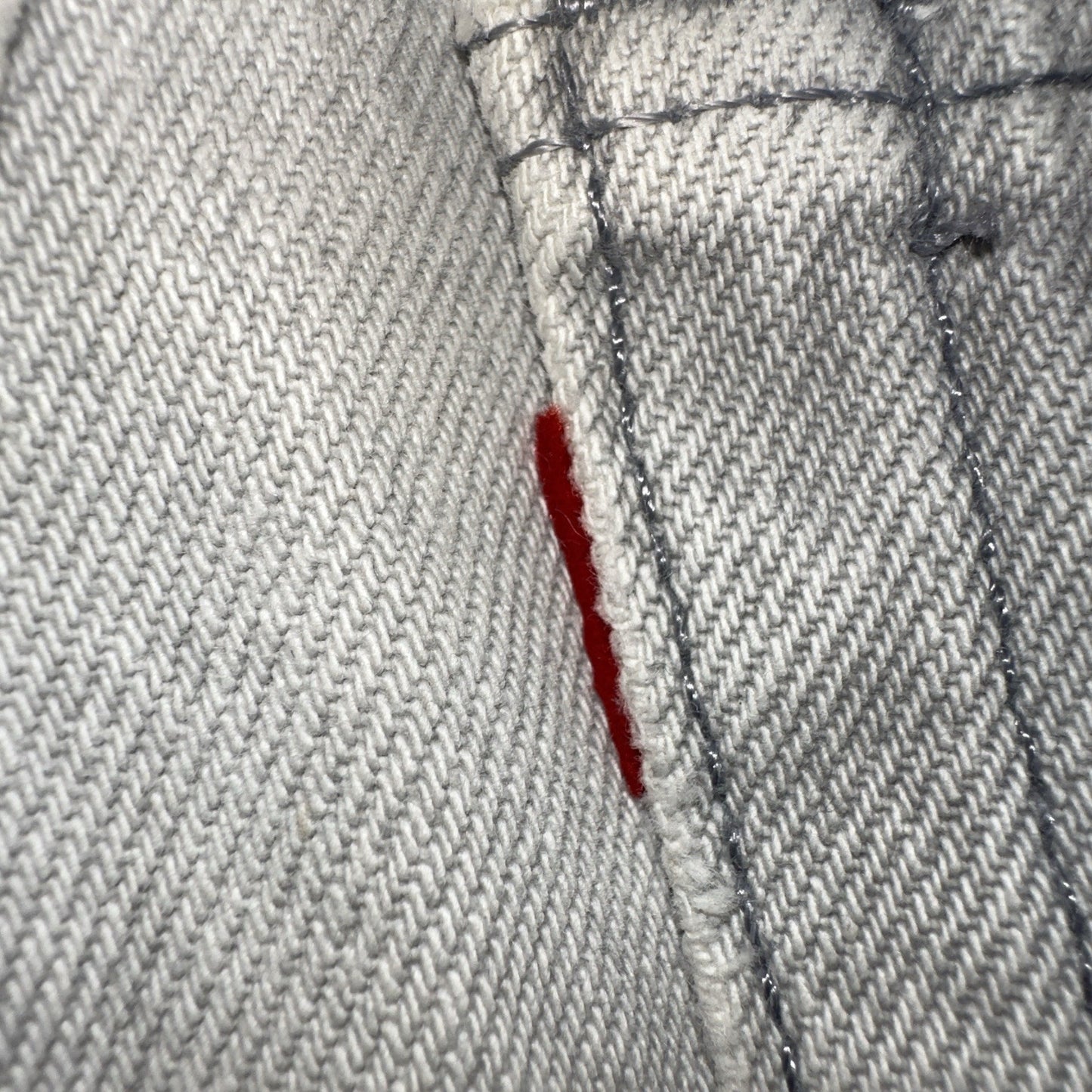 Levis 501 Vintage 80s USA XX Straight Leg Jeans Gray Light Wash 28x34 Act 27x32