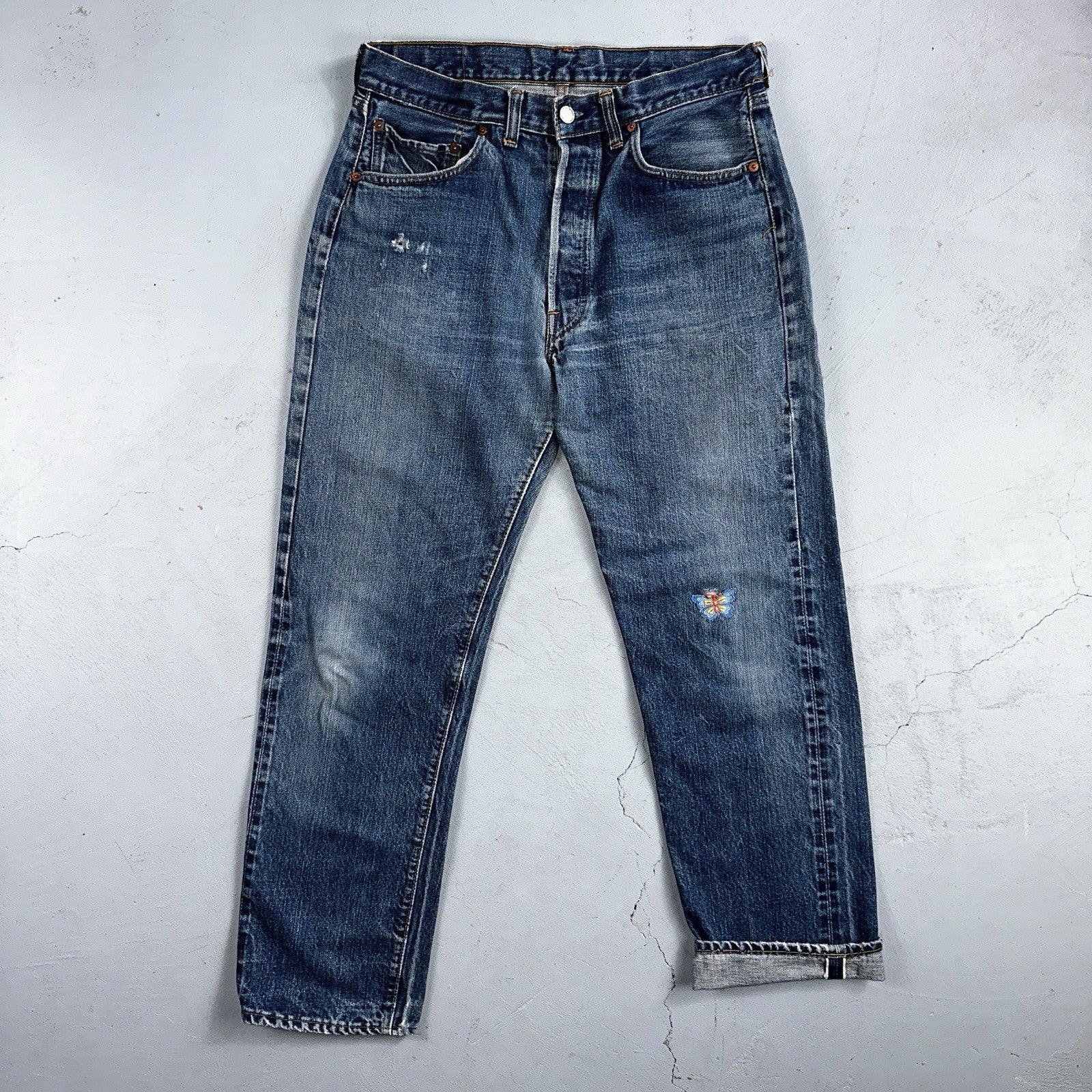 Levis 501 Big E Vintage 60s Redline Selvedge USA XX 1960s Jeans 66 Act 30x28