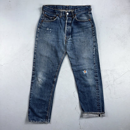 Levis 501 Big E Vintage 60s Redline Selvedge USA XX 1960s Jeans 66 Act 30x28