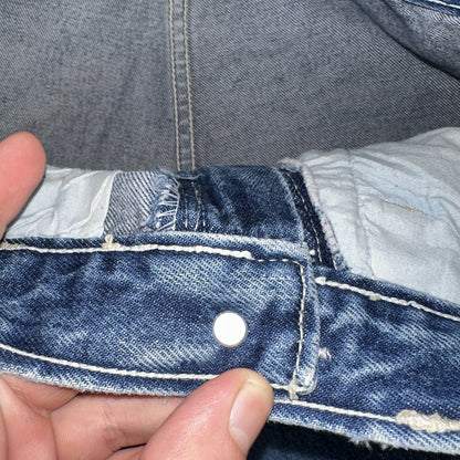 JNCO Jeans Y2K Vintage Endangered Species Collection Rhino Size 30 Grunge 28x25