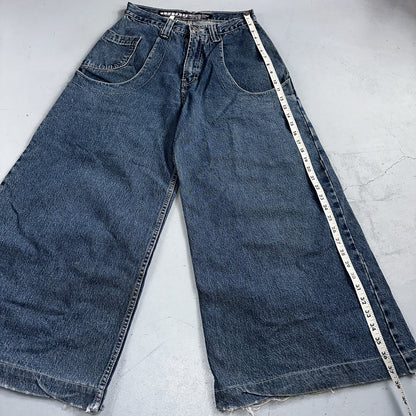 JNCO Jeans Y2K Vintage Endangered Species Collection Rhino Size 30 Grunge 28x25