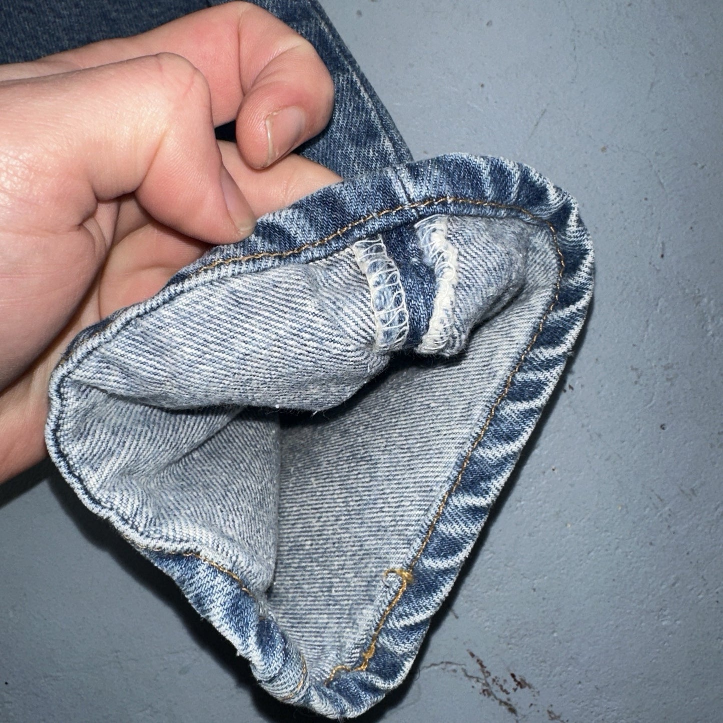 Levis 501 Vintage 90s USA XX Straight Leg Jeans Blue Med Wash 30x38 Act 27x33